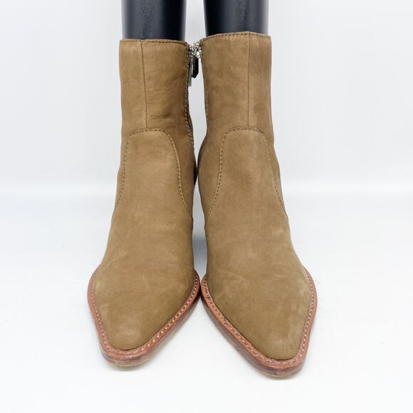 Dolce Vita Women's Volli Pointed-Toe Western Booties Tan Size 6 - Picture 2 of 15